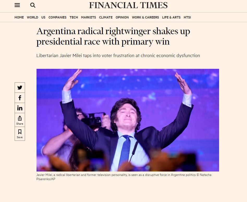 Artculo de Financial Times