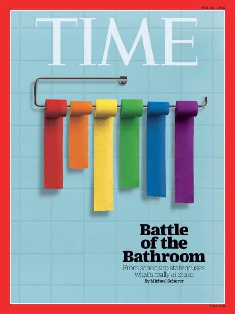 El baño unisex, una cuestión de debate en la escena política estadounidense. (TIME)
