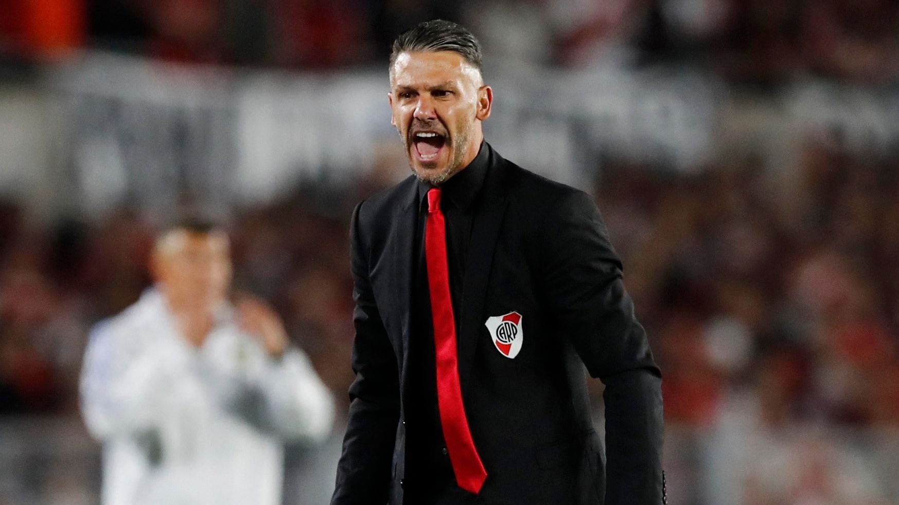 Martín Demichelis, entrenador de River Plate (REUTERS/Agustin Marcarian)