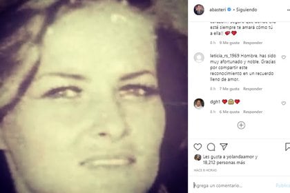 Alejandro resaltó la hermosura de Marcela, a quien describió como su mayor impulso y maestra de vida (Foto: Instagram de Alejandro Basteri)