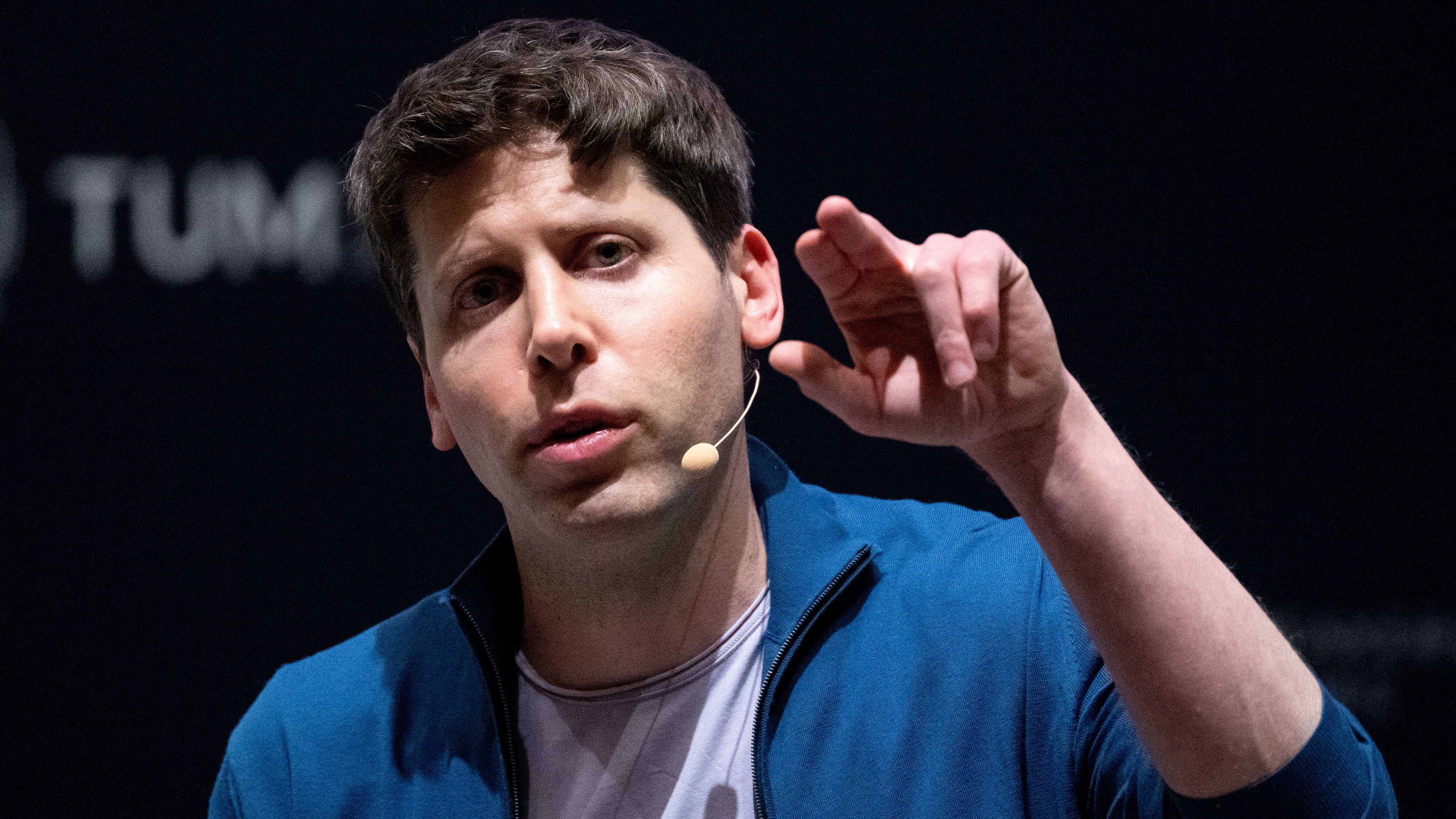 25/05/2023 25 May 2023, Bavaria, Munich: Chief executive officer (CEO) of OpenAI and inventor of the AI software ChatGPT Sam Altman participates in a panel discussion at the Technical University of Munich (TUM). Photo: Sven Hoppe/dpa