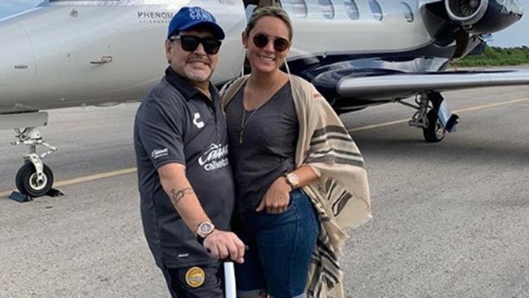 Rocío Oliva y Diego Maradona estuvieron en pareja durante seis años
