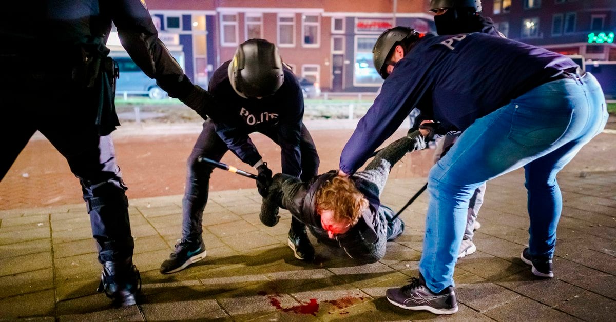 At least 151 detained on the third night of riots in the Netherlands