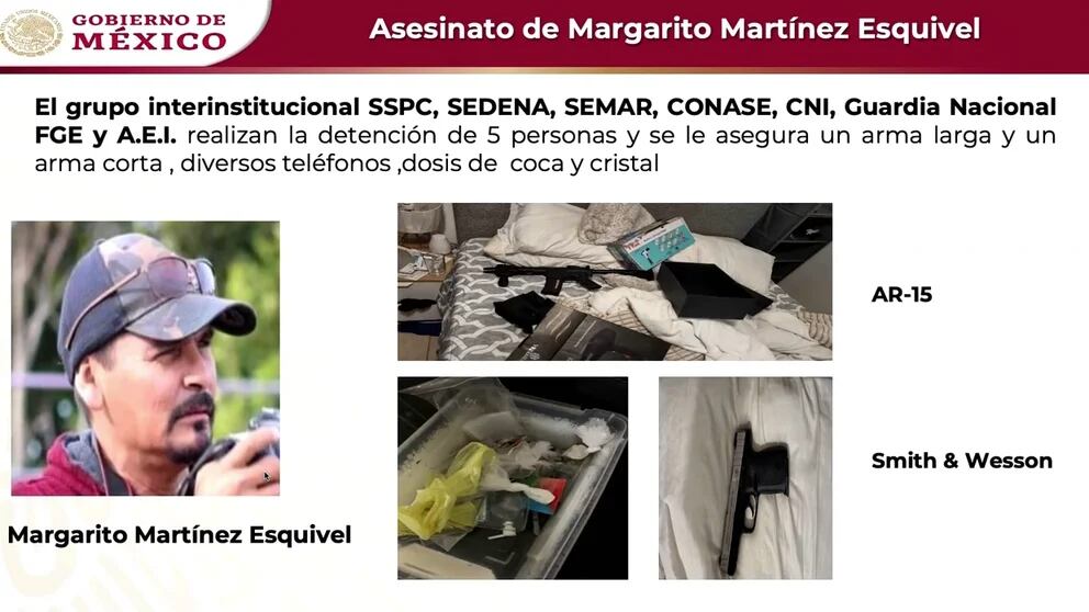 Detuvieron A Cinco Personas Relacionadas Con El Asesinato Del Periodista Margarito Martínez