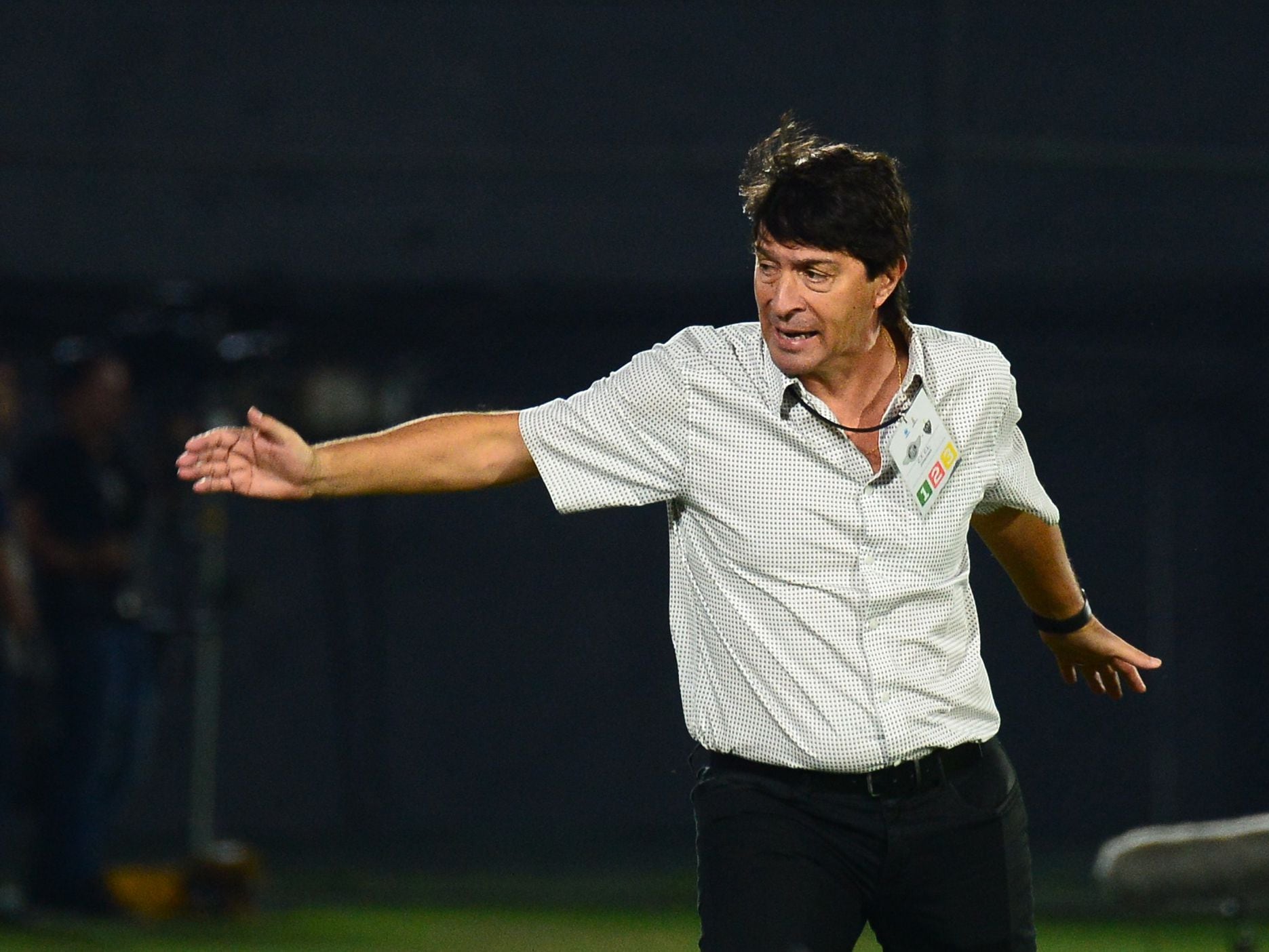 Daniel Garnero ganó ocho títulos como entrenador en el fútbol de Paraguay (EFE)
