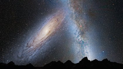 La materia oscura se conocía, son trabajos que vienen de fines de los 90, pero no se sabía cómo estaba distribuida dentro de las galaxias, explicó Navarro a Infobae. (Foto: NASA)