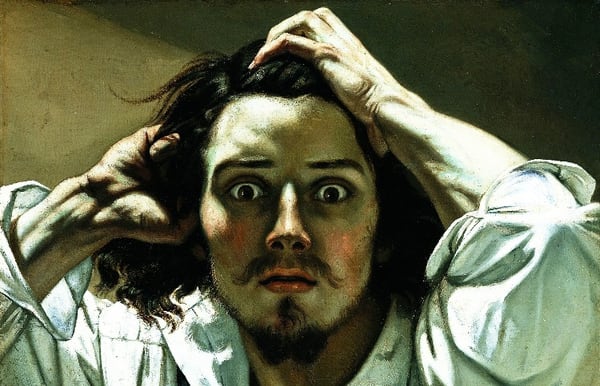 “El desesperado”, un autorretrato de Gustave Courbet realizado en 1845