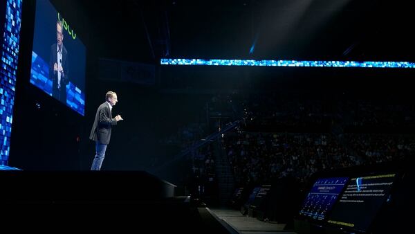 Pat Gelsinger, CEO de VMware, en su conferencia