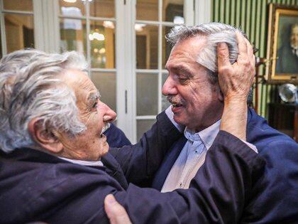 Alberto Fernández con Pepe Mujica
