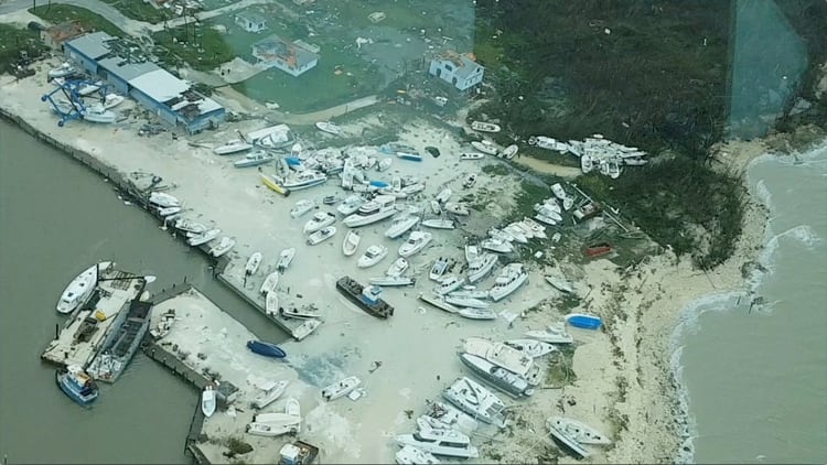 Un 60% de la isla quedó inundada tras el paso del huracán.