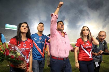 Fidel Kuri aseguró que el presidente Diego Bartolotta actuaría como preparación para el mandatario estatal para que pudiera pedir jugar en el Estadio Luis Pirata Fuente (Foto: Ilse Huesca / Cuartoscuro)