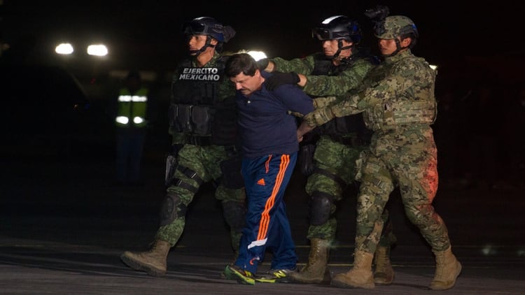 Joaquín, “El Chapo”, Guzmán, fundador del Cártel de Sinaloa fue declarado culpable en febrero de 2019 de 10 delitos relacionados con el tráfico de drogas en una corte estadounidense (Foto: Cuartoscuro)
