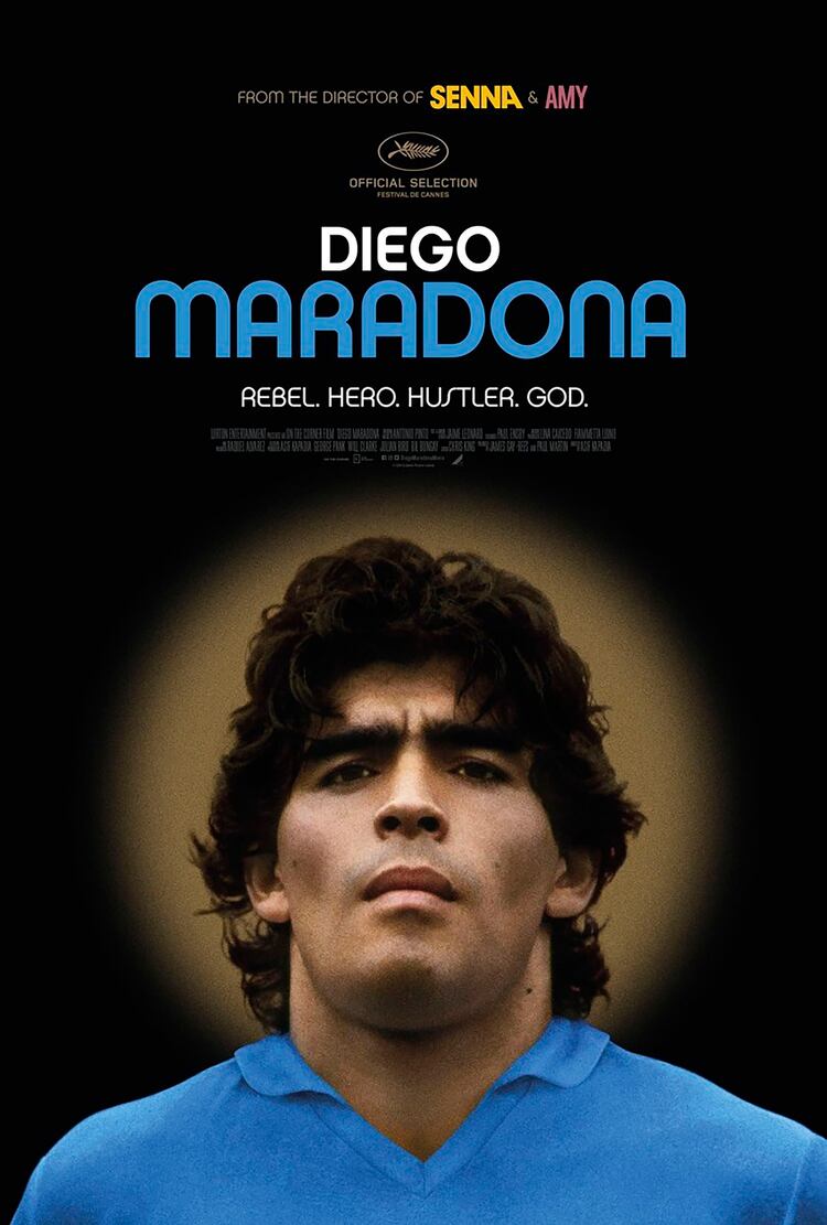 El afiche de la nueva película sobre Maradona