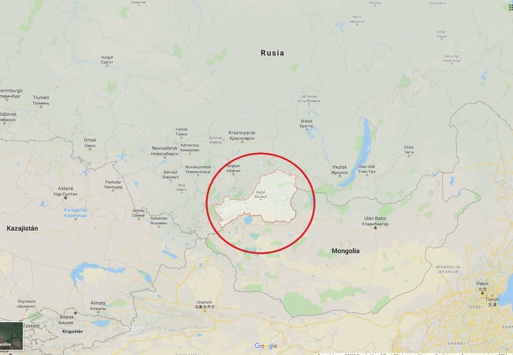 El ataque se produjo en la República de Tuvá (Foto: Google Maps)