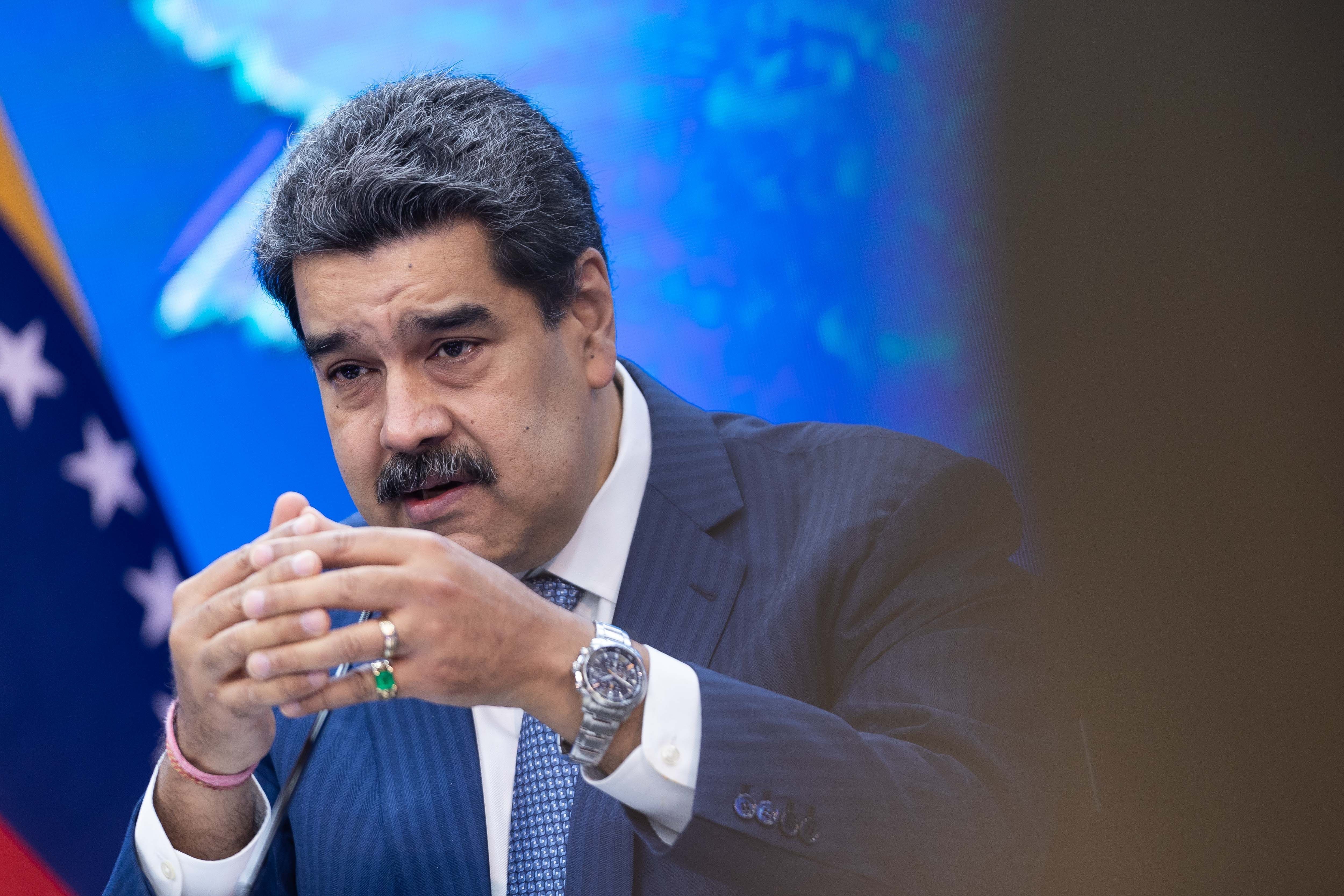 La CPI investigará formalmente al dictador Nicolás Maduro por crímenes de lesa humanidad en Venezuela (EFE/RAYNER PEÑA R.)