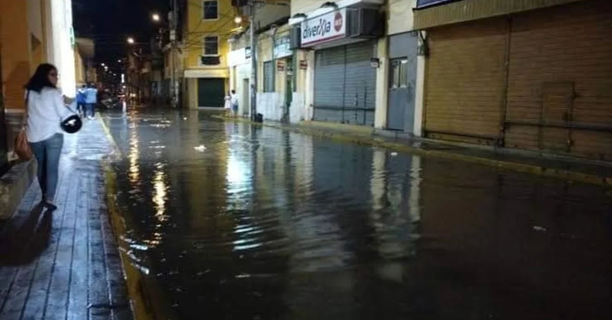 Piura: intense rains generated an alert in the north of the country on Monday
