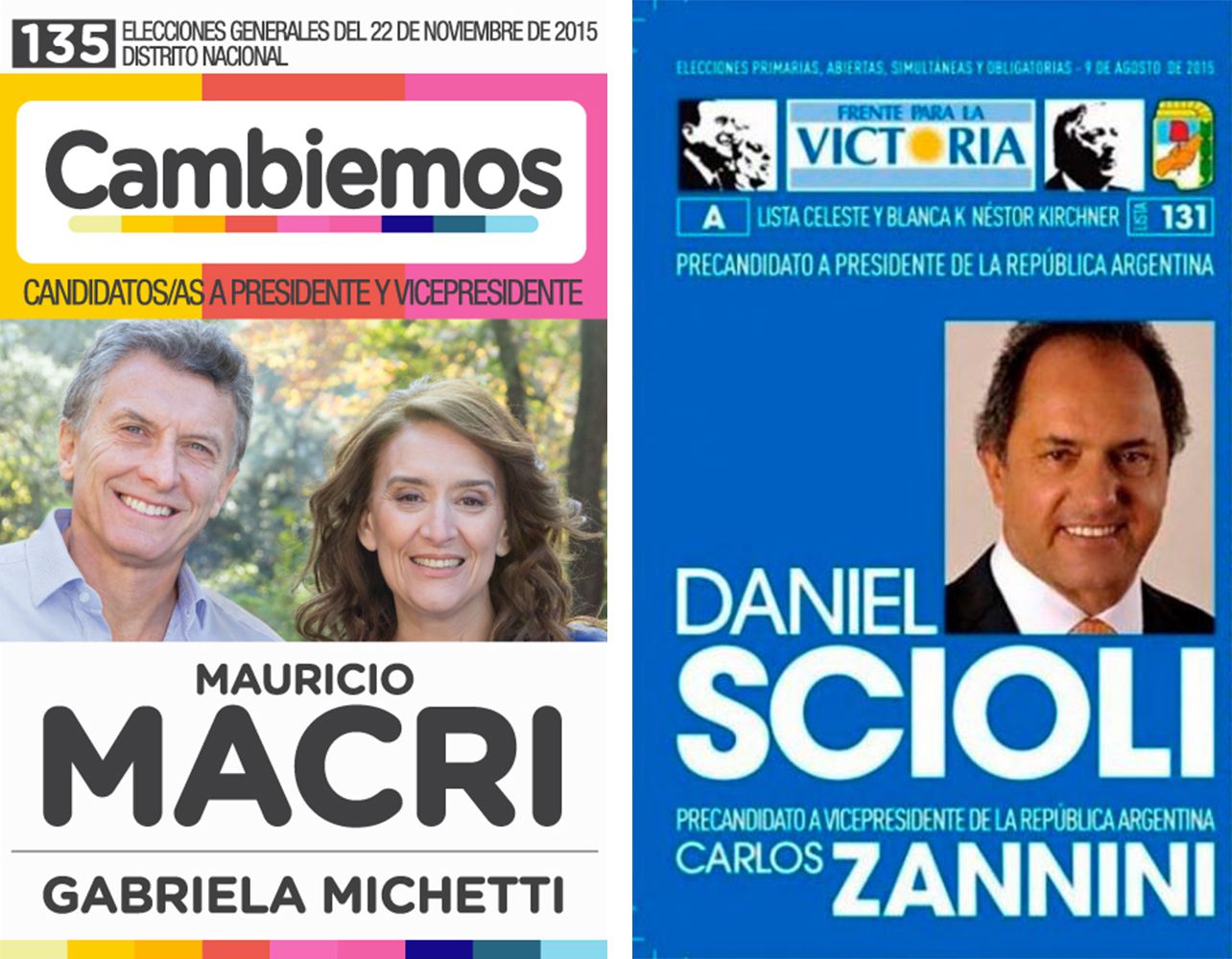 Las boletas del triunfo de Mauricio Macri