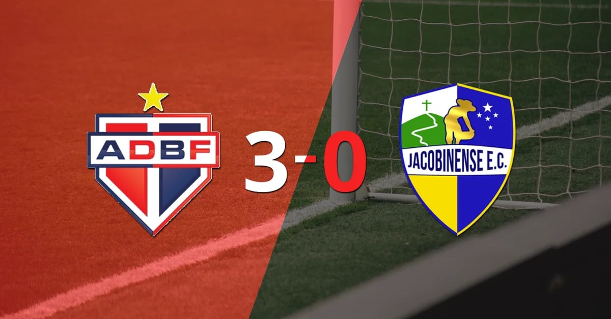 Jacobinense were beaten 3-0 on their visit to Bahia de Feira