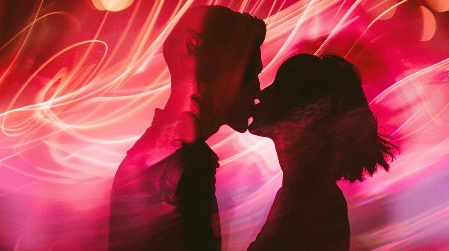 retrato de una pareja heterosexual besándose con velocidad lenta, baja - (Imagen Ilustrativa Infobae)