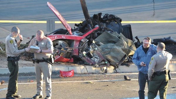 Así quedó el auto de Paul Walker tras el accidente fatal