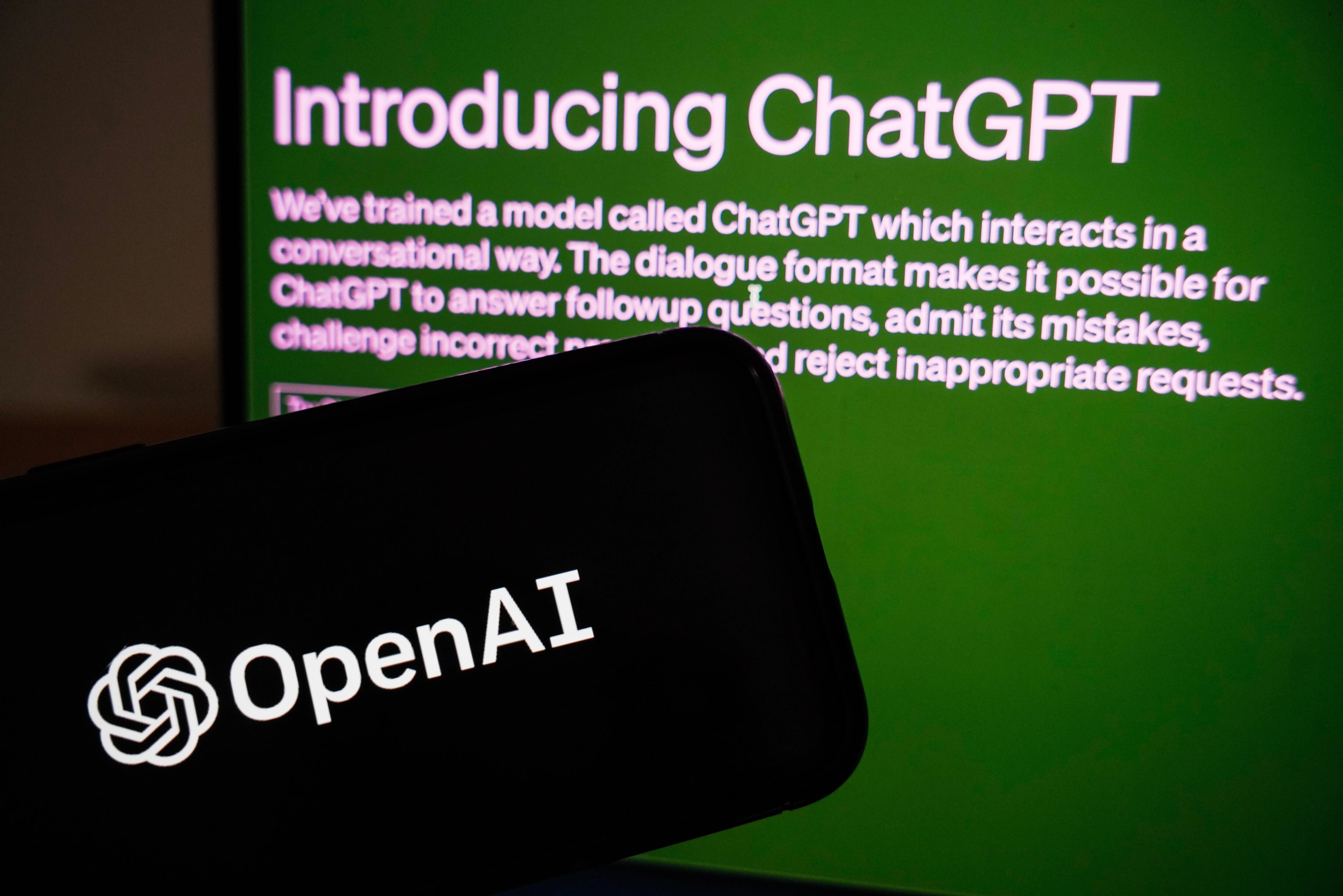 La información del chatbot de OpenAI será actualizada gracias al uso del buscador Bing de Microsoft. (EFE/Wu Hao)