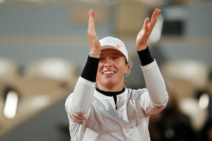 Iga Swiatek no ha perdido ni un set de Roland Garros (Foto: Reuters)