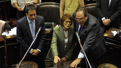 Su jura en el Congreso (Foto: Adrián Escandar)