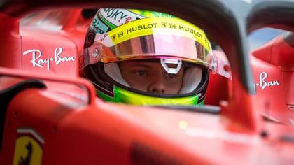 "Es un Ferrari-Junior, tiene todas las posibilidades", aseguró Ralf ( AFP)