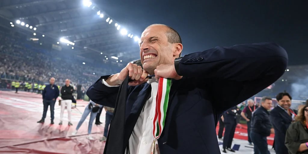 Sismo en Juventus tras ser campeón: echaron al entrenador Allegri por el escándalo en la final contra Atalanta