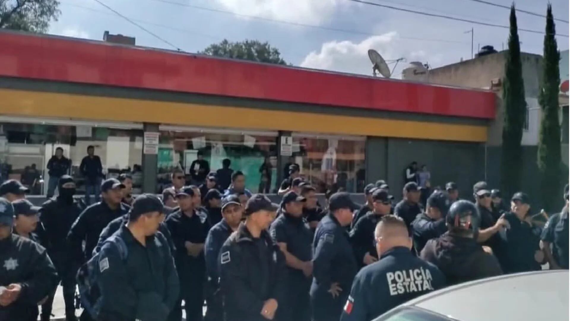 Policías del municipio de Tizayuca se van a paro 