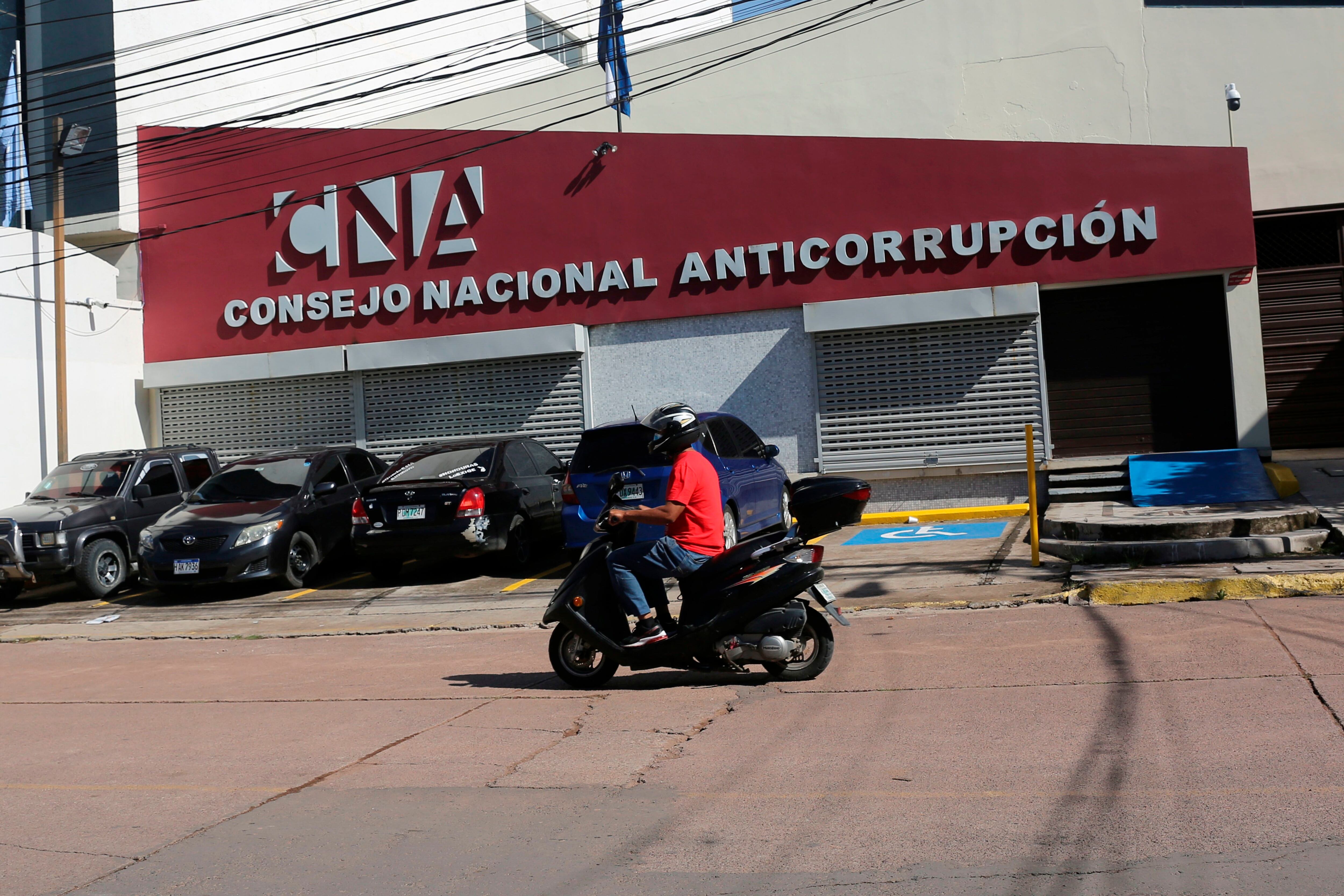 Fotografía de las instalaciones del Consejo Nacional Anticorrupción (CNA) en Tegucigalpa (Honduras). EFE/Gustavo Amador/Archivo
