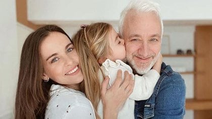 El reencuentro de Andy Kusnetzoff con su mujer y su hija (Instagram)