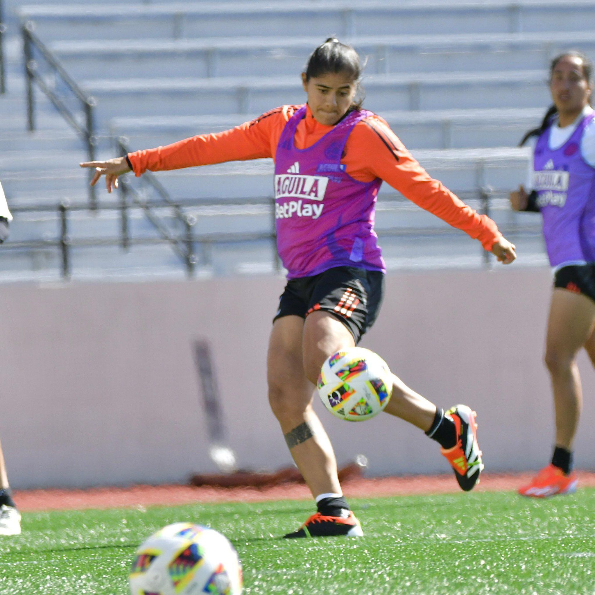 Catalina Usme, con 55 goles, es la máxima goleadora histórica de la selección Colombia Femenina - crédito Federación Colombiana de Fútbol