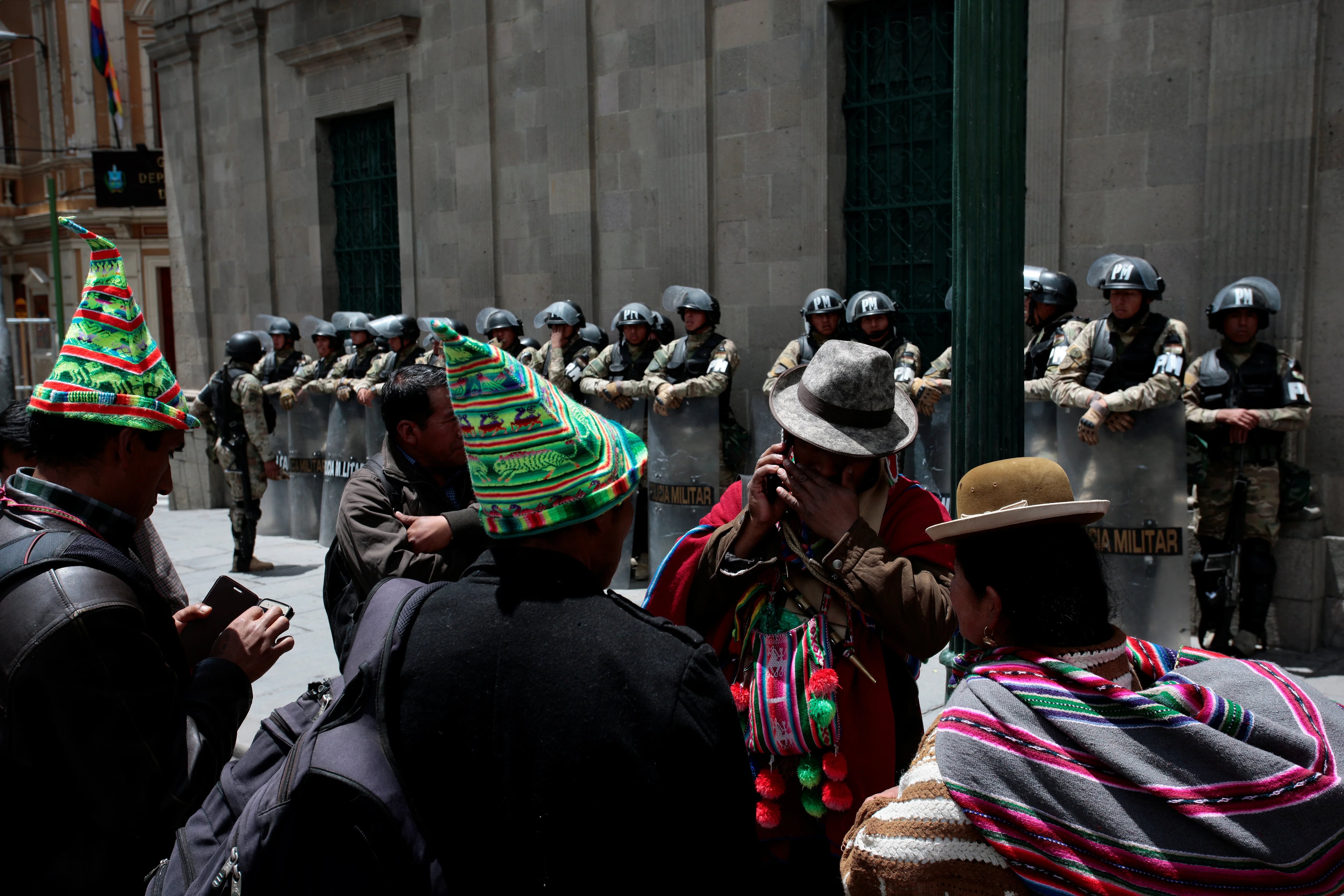 Manifestación en Bolivia (Reuters/ Manuel Claure)