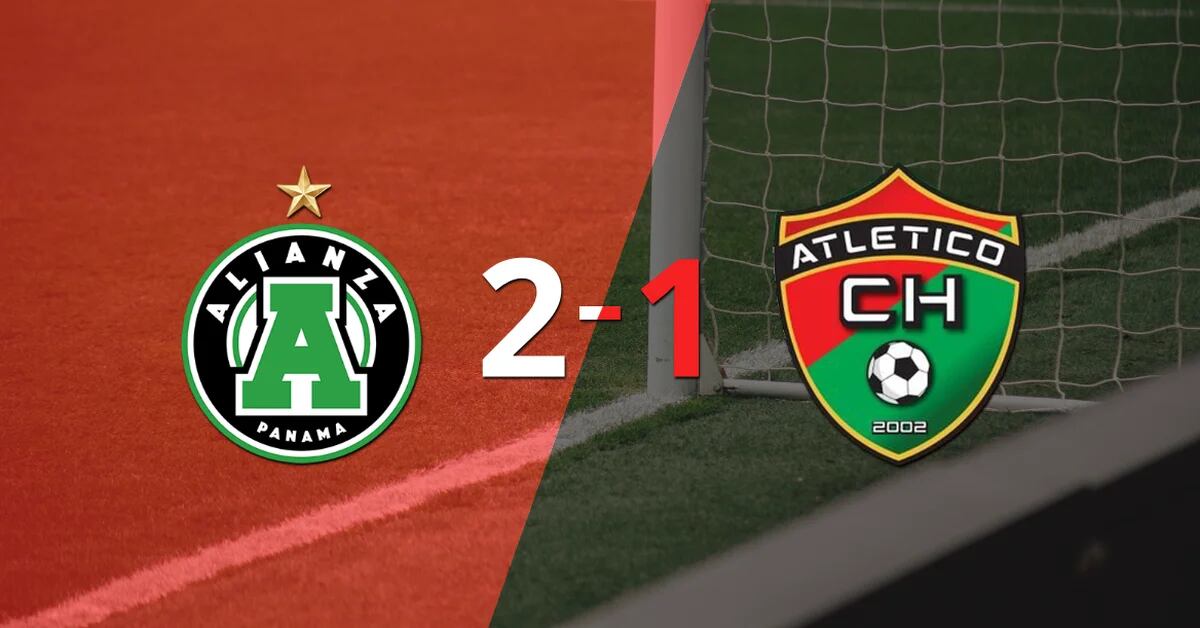 Alianza scores 3 points by beating At at home.  Chiriqui 2-1