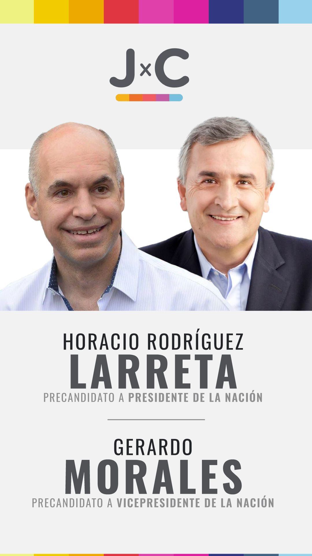 Boletas electorales - Larreta y Morales