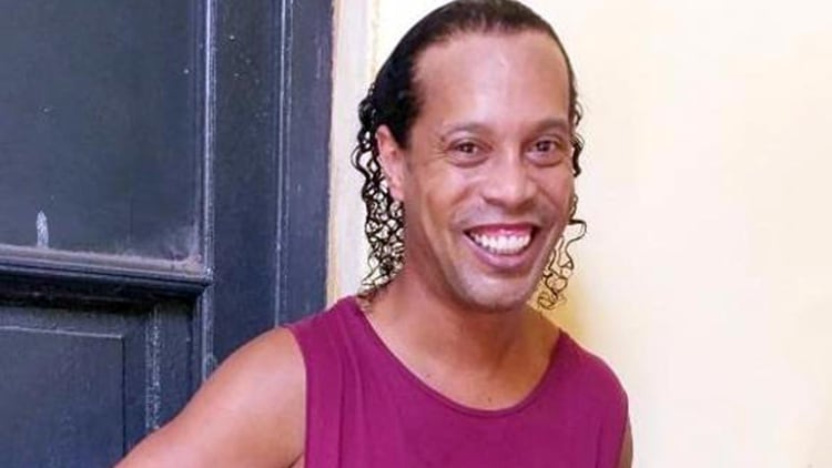 La imagen de Ronaldinho dentro de la cárcel