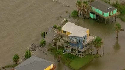 Algunas construcciones están preparadas para un aumento del nivel del agua, pero el huracán llegó a niveles no vistos en años