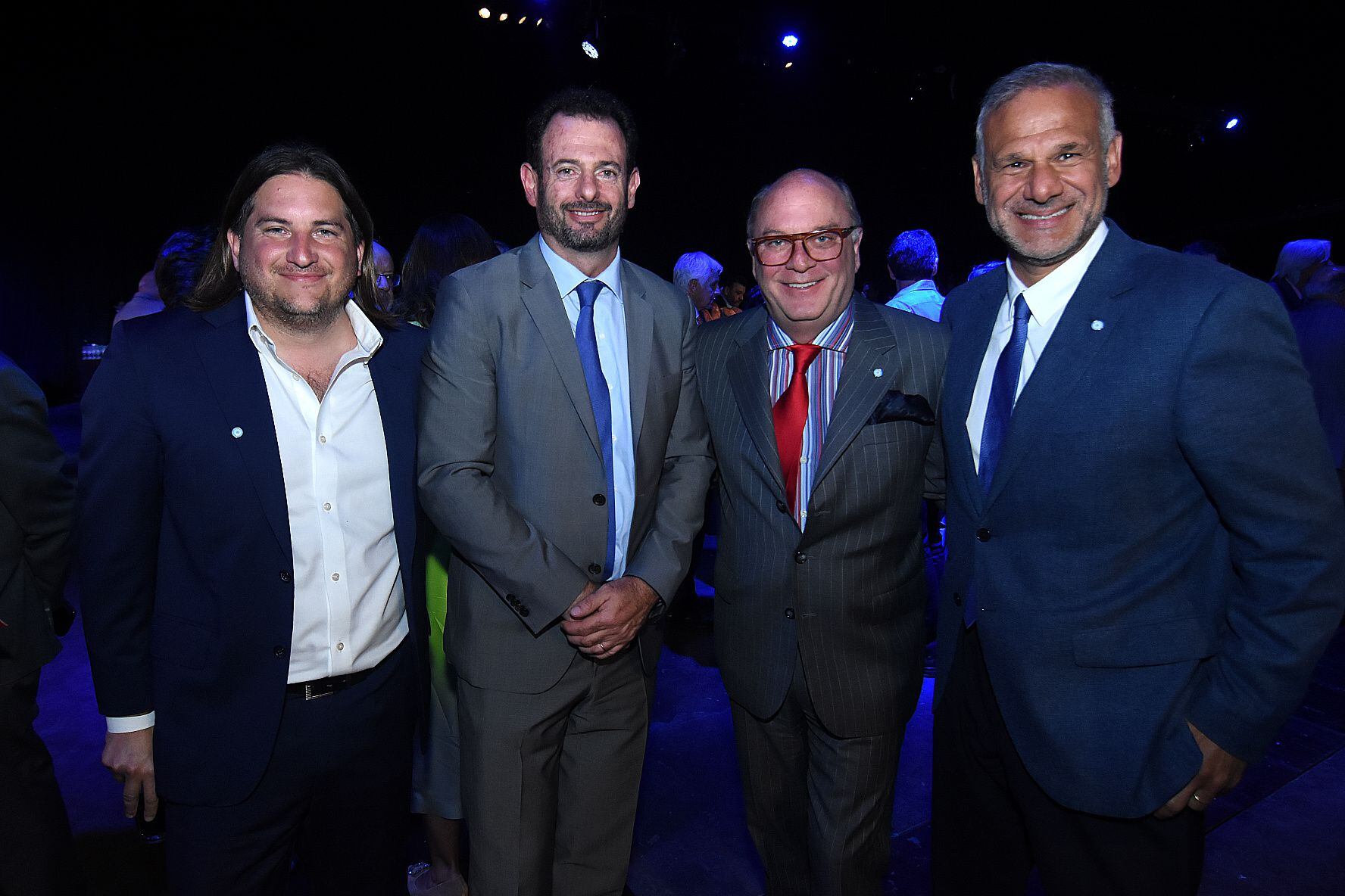 Gastón Corral - Relaciones Institucionales de Sancor Seguros- junto a José Urtubey, Martín Cabrales y Luis Galli 
