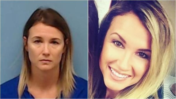 Chrystal Vega, la maestra acusada de haber tenido sexo con uno de sus alumnos, y cuando fue detenida por las autoridades policiales del Condado de Pope, Arkansas
