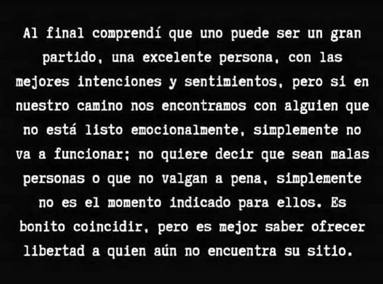 El mensaje de Cinthia Fernández en las redes sociales