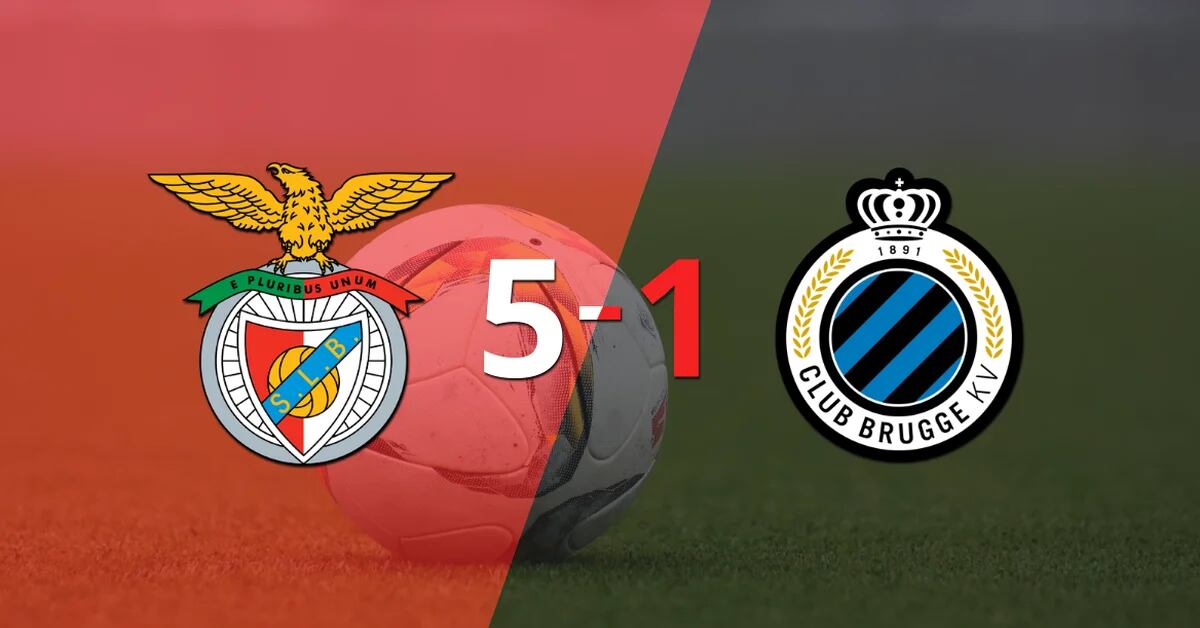 Benfica won with a landslide and went to the quarter-finals