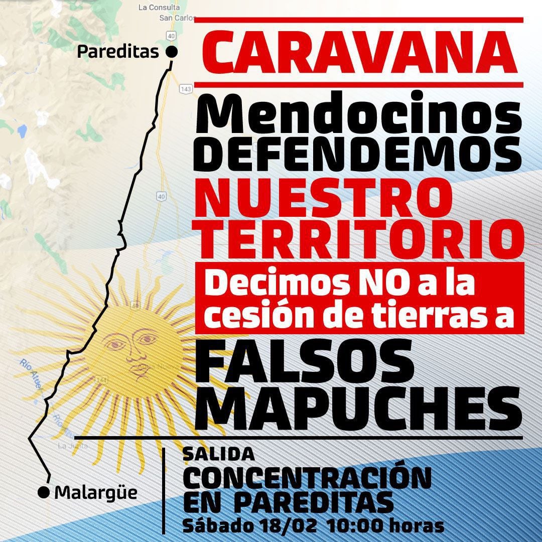 caravana mendoza mapuches