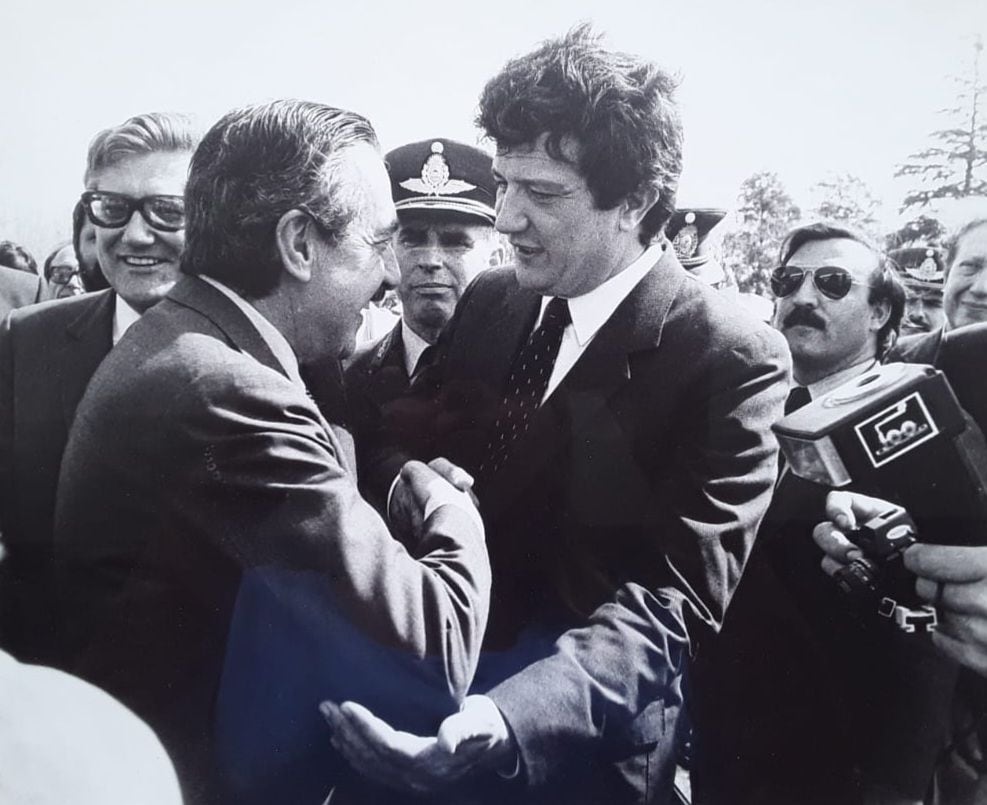 José María Vernet - gobernador Santa Fe  1983