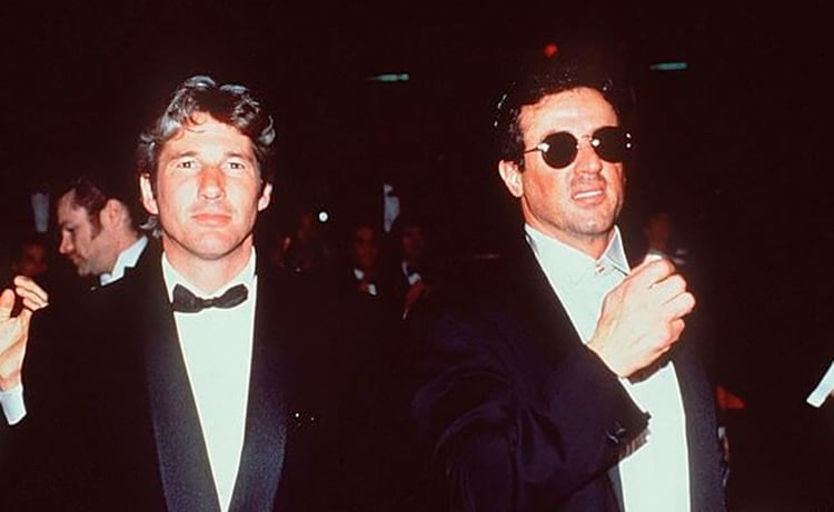Richard Gere y Sylvester Stallone se llevaron tal mal que uno de ellos se quedó sin trabajo