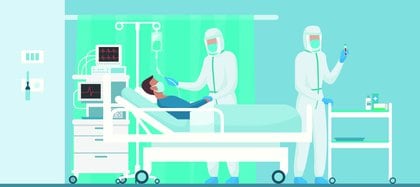 "En una persona una intubación y un respirador pueden ser salvavidas y en otros letal" (Shutterstock)
