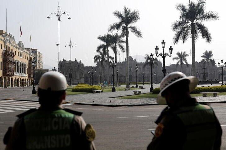 IMAGEN DE ARCHIVO REFERENCIAL. Una vista del Palacio de Gobierno, en Lima,  Perú. Abril 5, 2022. REUTERS/Angela Ponce