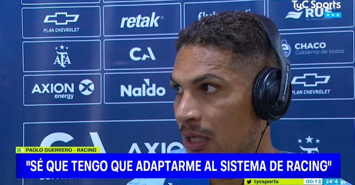 Paolo Guerrero revealed ‘cabala’ with a fan who predicted his first goal with Racing Club