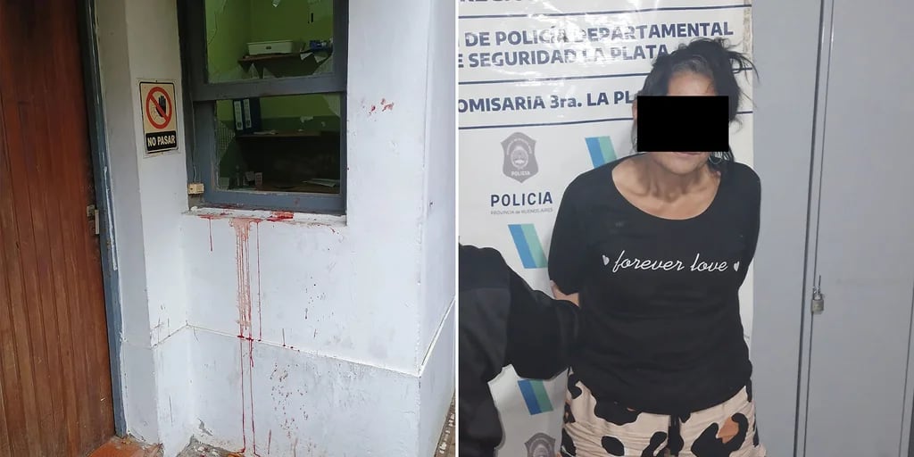 Drama en la Morgue de La Plata: una mujer que reclamaba el cadáver de su hijo rompió vidrios y golpeó a la Policía