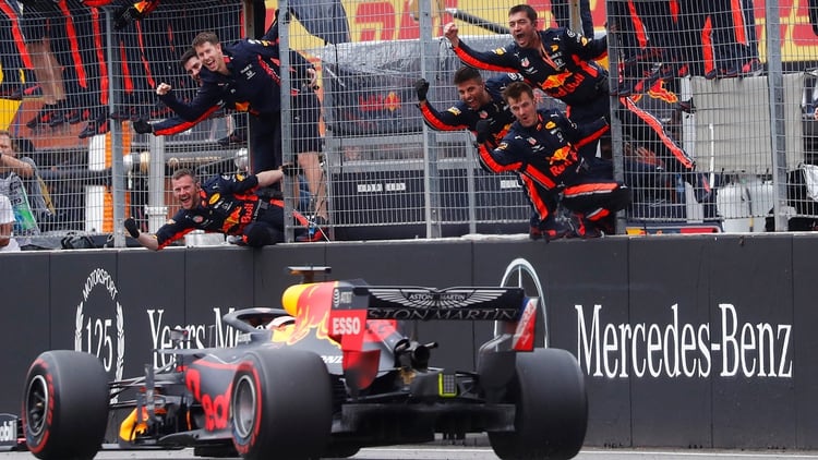Max Verstappen se quedó con el GP de Alemania
